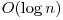 O(\log n)