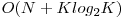 O(N+Klog_{2}K)