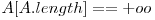 A[A.length] == +oo