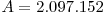 A = 2.097.152