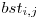  bst_{i,j} 