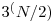 3^(N/2)