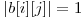  | b[i][j] | = 1 