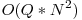  O(Q * N^{2}) 