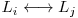 L_{i} \longleftrightarrow L_{j}