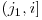  (j_{1}, i] 