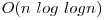 O(n\ log\ log n)