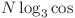 N\log_3 \cos