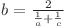  b = \frac{2}{\frac{1}{a} + \frac{1}{c}} 