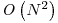 \mathit{O}\left( N^2 \right)