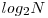 log_{2}N