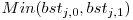  Min(bst_{j,0}, bst_{j,1}) 