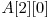  A[2][0] 