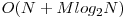O(N + Mlog_{2}N)