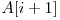 A[i+1]