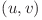 (u,v)