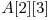  A[2][3] 