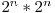 2^n * 2^n