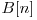  B[n] 