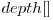  depth[] 