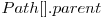  Path[].parent 