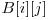 B[i][j]