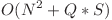  O(N^2 + Q * S) 