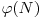 \varphi(N)