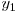  y_{1} 