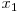  x_{1} 