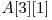  A[3][1] 