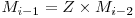 M_{i-1} = Z \times M_{i-2}
