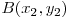B (x_{2}, y_{2}) 