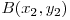 B (x_{2}, y_{2}) 