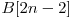  B[2n - 2] 