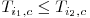  T_{i_{1},c} \le T_{i_{2},c} 