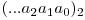 (... a_{2} a_{1} a_{0})_{2}